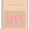 A5 Personalised Pregnancy Diary/Journal Pink The Stages