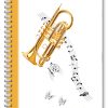 A5 NOTEBOOKS PERSONALISED/50 LINED PAGES / MUSIC NOTEBOOK PAD STUDENT GIFT 4
