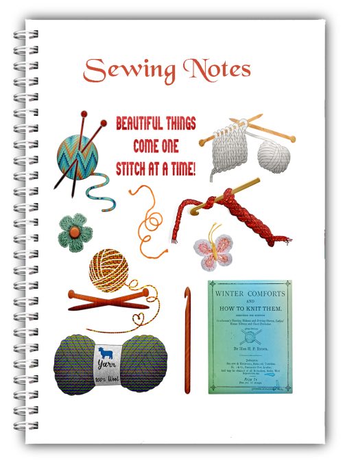 A5 SEWING NOTES NOTEBOOKS/ NOTEBOOK FOR HER 50 LINED TO DO PAGES GIFT NOTES