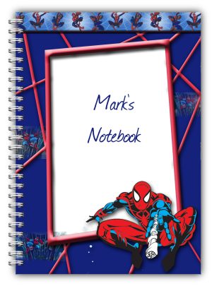 Ebay A5 Spiderman Personalised Noteb