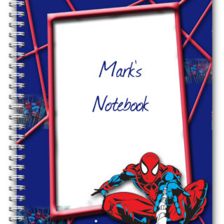 A5 PERSONALISED CHARACTER NOTEBOOK NOTEPAD LINED PLAIN 50 PAGE GIFT 10
