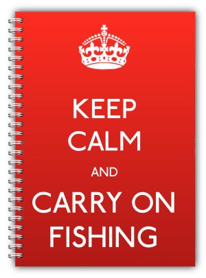 A5 WIRE BOUND DAILY FISHING LOG BOOK/DIARY/BIRTHDAY/DAD/FATHERS DAY GIFT