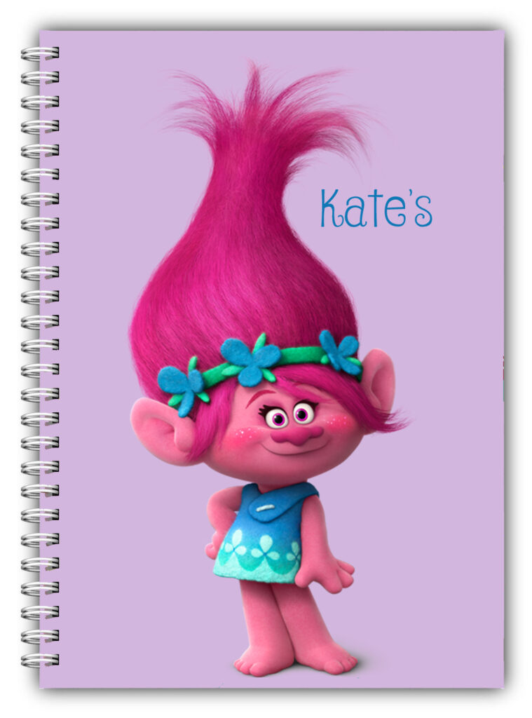 A5 PERSONALISED CHARACTER NOTEBOOK NOTEPAD LINED PLAIN 50 PAGE GIFT 02