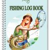 A5 WIRE BOUND DAILY FISHING LOG BOOK/DIARY/BIRTHDAY/DAD/FATHERS DAY GIFT 5