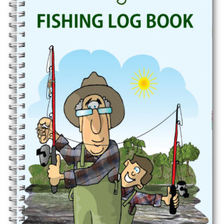 A5 WIRE BOUND DAILY FISHING LOG BOOK/DIARY/BIRTHDAY/DAD/FATHERS DAY GIFT 3