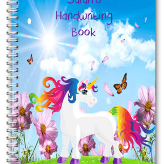 A5 PERSONALISED CHARACTER NOTEBOOK NOTEPAD HANDWRITING 50 PAGE GIFT 02
