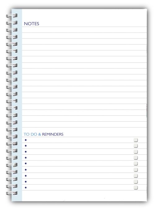 A5 SEWING NOTES NOTEBOOKS/ NOTEBOOK FOR HER 50 LINED TO DO PAGES GIFT NOTES - Image 2