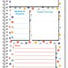PERSONALISED KIDS DAILY PLANNER/MY FIRST PLANNER CHILDREN/A5 HOME SCHOOLING WORK KIDS 07 - Image 4