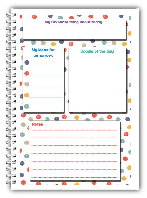 Personalised my first planner Kids daily planner school home schooling