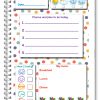 PERSONALISED KIDS DAILY PLANNER/MY FIRST PLANNER CHILDREN/A5 HOME SCHOOLING WORK KIDS 07 - Image 3