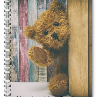 A5 Non Personalised Pregnancy Diary/Journal Teddy