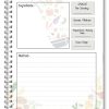 A5 RECIPE PLANNER/ PERSONAL RECIPE BOOK/YOUR OWN RECIPES/WEIGHT LOSS 01 - Image 2