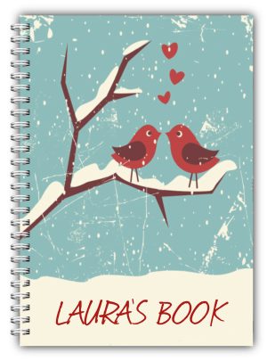 A5 PERSONALISED CHRISTMAS NOTEBOOK/ NOTE PAD LINED/ PERSONAL CHRISTMAS GIFT  07