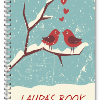 A5 PERSONALISED CHRISTMAS NOTEBOOK/ NOTE PAD LINED/ PERSONAL CHRISTMAS GIFT  07