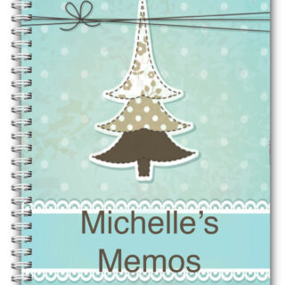 A5 PERSONALISED CHRISTMAS NOTEBOOK/ NOTE PAD BLANK/ PERSONAL CHRISTMAS GIFT  15