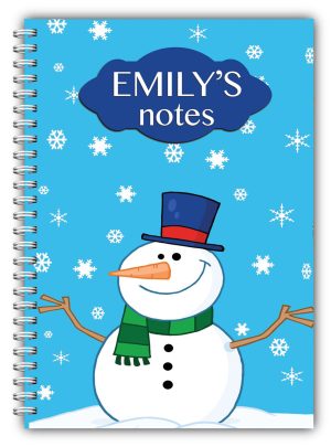 A5 PERSONALISED CHRISTMAS NOTEBOOK/ NOTE PAD BLANK/ PERSONAL CHRISTMAS GIFT 15