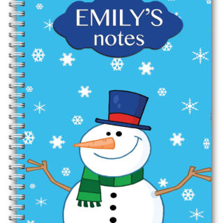 A5 PERSONALISED CHRISTMAS NOTEBOOK/ NOTE PAD BLANK/ PERSONAL CHRISTMAS GIFT 15
