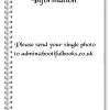 A5 PERSONALISED NOTEBOOK/USE YOUR OWN PHOTO/ A5 PHOTO BOOK GIFT - Image 2