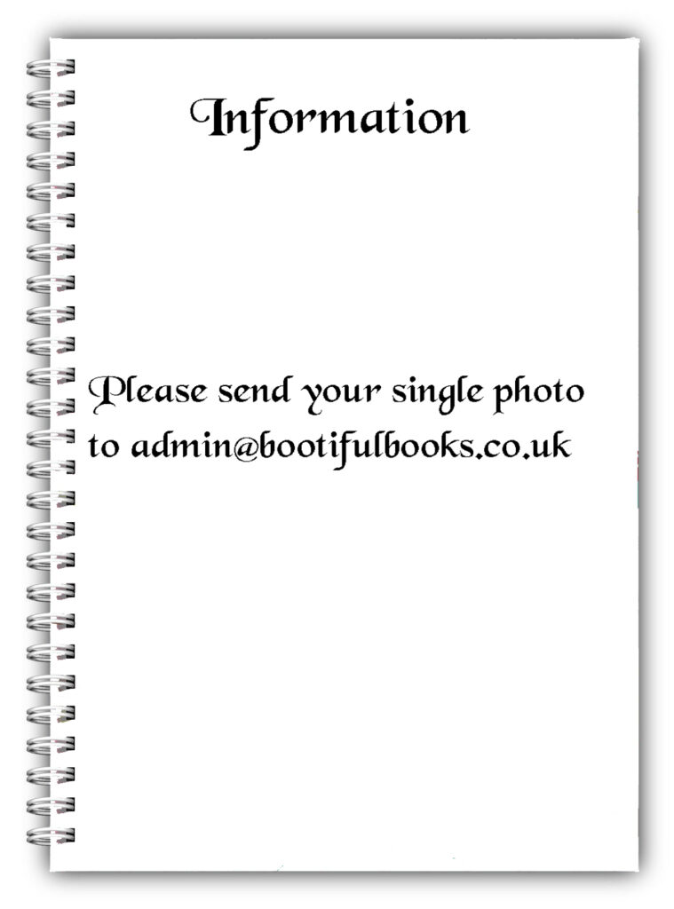 A5 PERSONALISED NOTEBOOK/USE YOUR OWN PHOTO/ A5 PHOTO BOOK GIFT