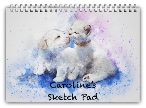A5 Personalised Cat & Dog Sketch Pad Drawing Book