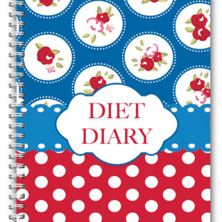 A5 Non Personalised Diet Diary -Red Spot