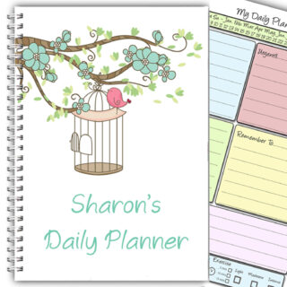 A5 Personalised 50 page Bird Planner