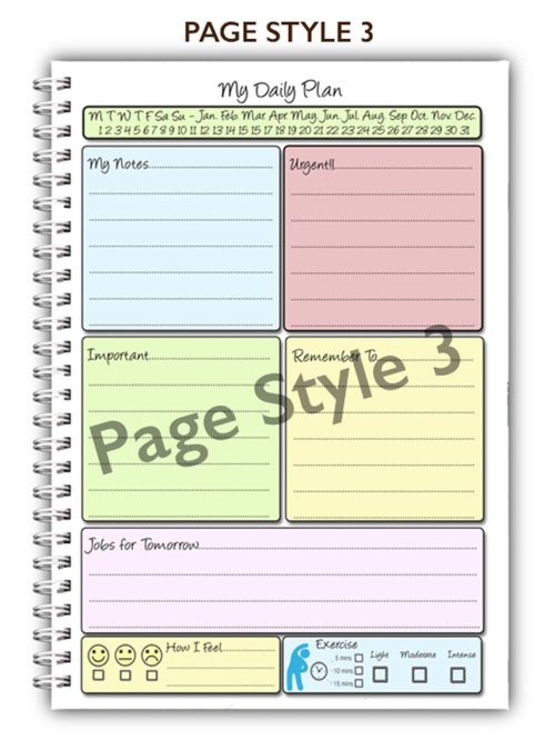 A5 Personalised 50 page Bird Planner