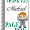 A5 Wedding Notebooks For Page Boys - Image 4