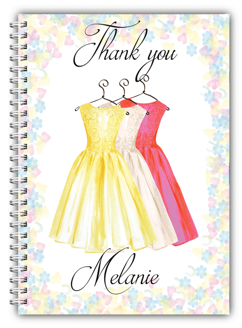 A5 Wedding Notebooks For Brides and Bridesmaids