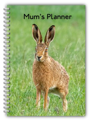 A5 Personalised Wild Brown Hare Planner