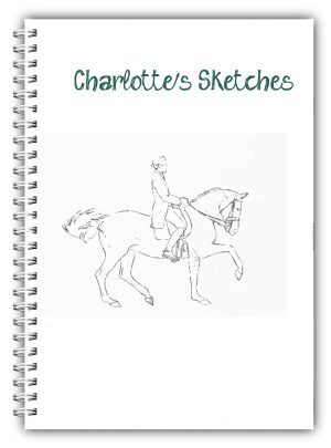 Ebay A5 Personalised Dressage Horse Sketch Pad Edited 2