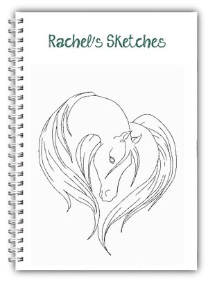Ebay A5 Personalised Horse Sketch Pad Edited 1