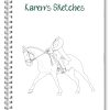 Ebay A5 Personalised No Rider Head Horse Sketch Pad Edited 1