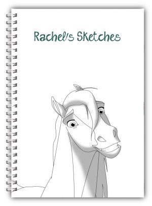 Ebay A5 Personalised Spirt Horse Sketch Pad Edited 2