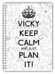 A5 Personalised Keep Calm Planner
