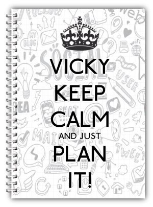 A5 Personalised Keep Calm Planner
