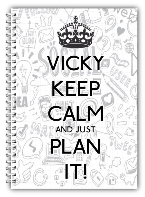 A5 Personalised Keep Calm Planner